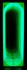 Ludoscopio A – Quadruplo verticale. Espansione curva, 2000/2008 - wood, green neon, mirror, 207 x 63 x 22 cm + base 11 cm, exemplar 1/2