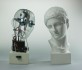 VS Naukides Discobolus, 2013 - plastica, circuiti robotici e calco in gesso, 46x24x20 cm e 45x19x13 cm, 