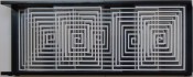 Labyrinthe 1, 1960 - 9 placche in permutazione, 90x34x17 cm, 