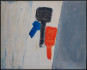 Senza Titolo, 1964 - olio su carta su tavola, 50x62cm, 
