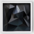 Void Materia, 2021 - stampa 3D e acrilico, 40 x 40 x 9 cm, 