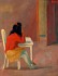 Figura seduta, 1942 - olio su tela, 50 x 40 cm, 